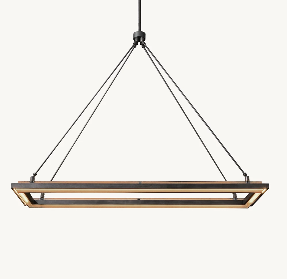 PERALTA RECTANGULAR CHANDELIER 48