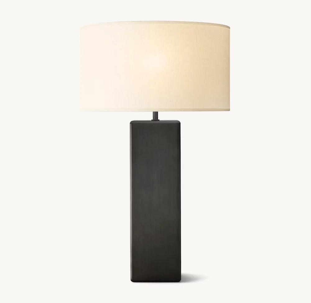 SAREZZO METAL SQUARE TABLE LAMP - Image 2