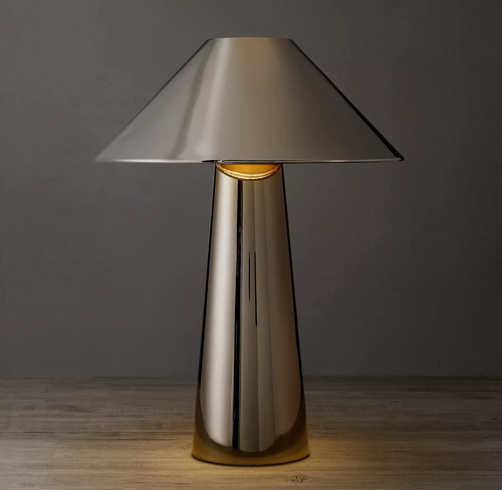 Mycena Round Metal Table Lamp - Image 3