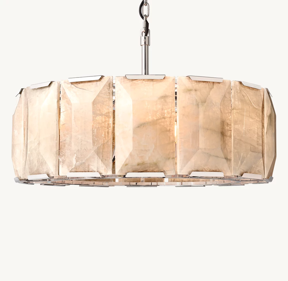 HARLOW CALCITE ROUND CHANDELIER 31