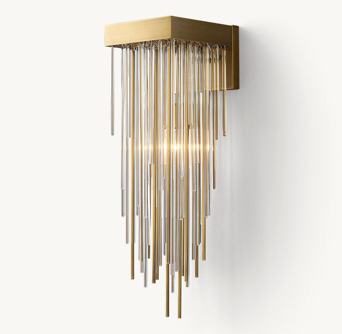 CASCADA SCONCE - Lacquered Burnished Brass