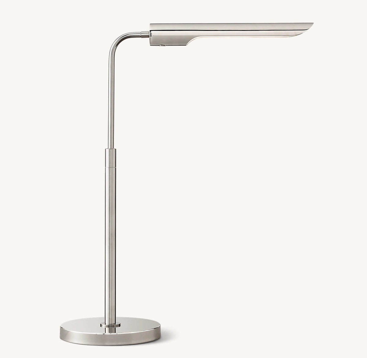 QUINTON TASK TABLE LAMP - Polished Nickel