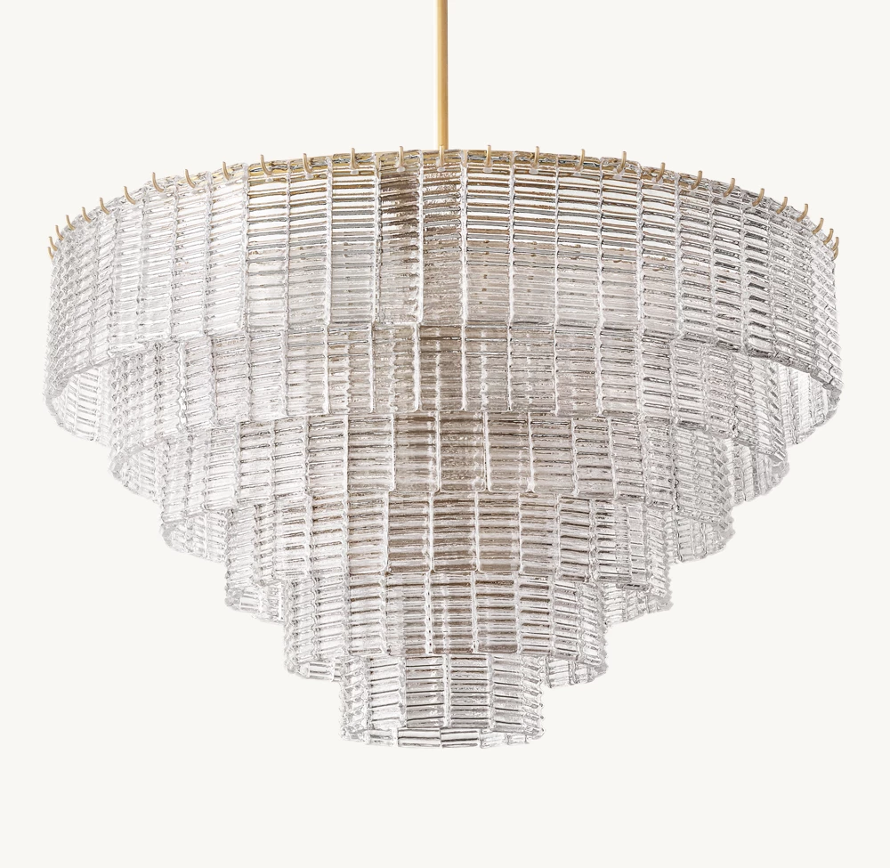 SIRENE CLEAR GLASS ROUND CHANDELIER 41
