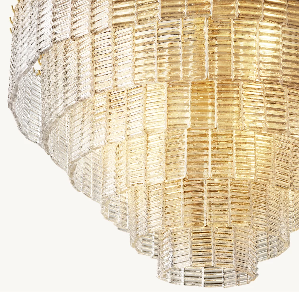 SIRENE CLEAR GLASS ROUND CHANDELIER 41