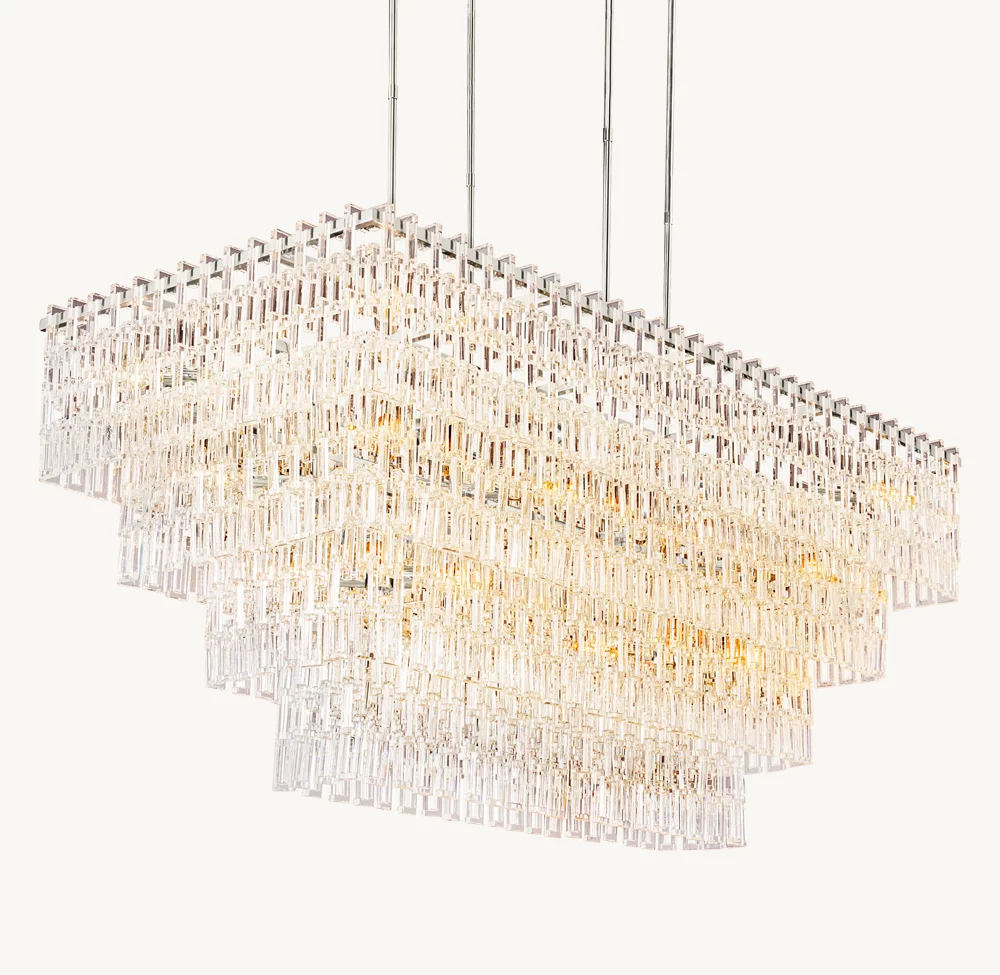 MARIGNAN TIERED RECTANGULAR CHANDELIER 72