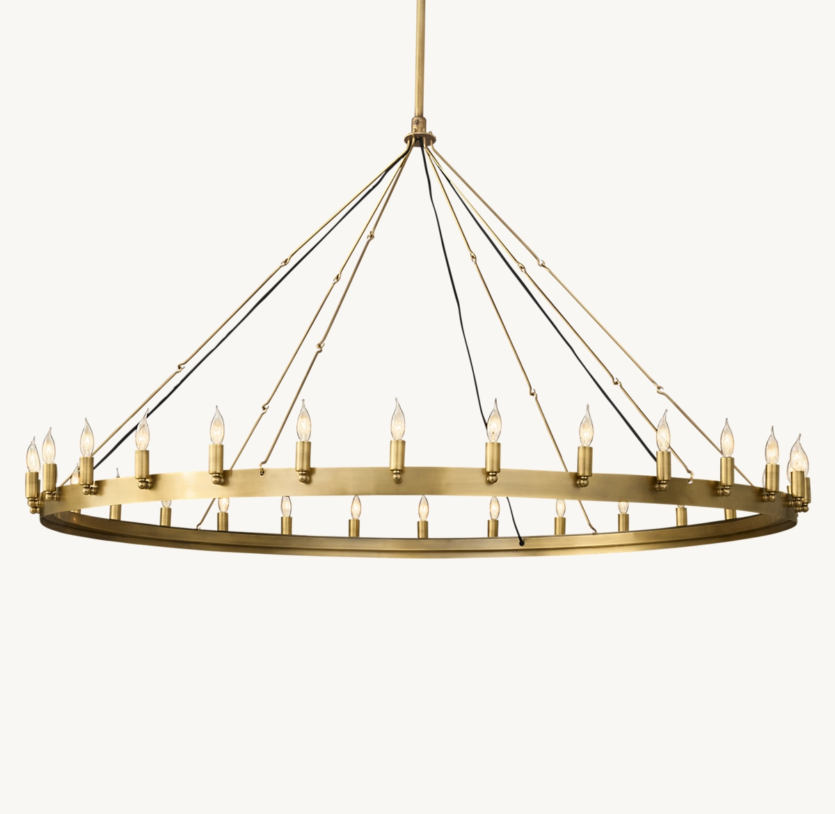 CAMINO VINTAGE CANDELABRA ROUND CHANDELIER 63
