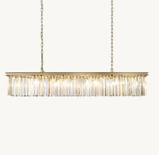 RHYS RECTANGULAR CHANDELIER 60