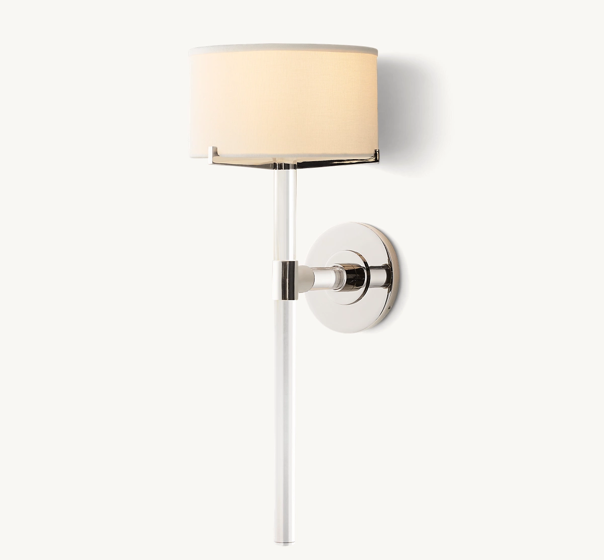 TRUMAN GRAND SCONCE - Polished Nickel