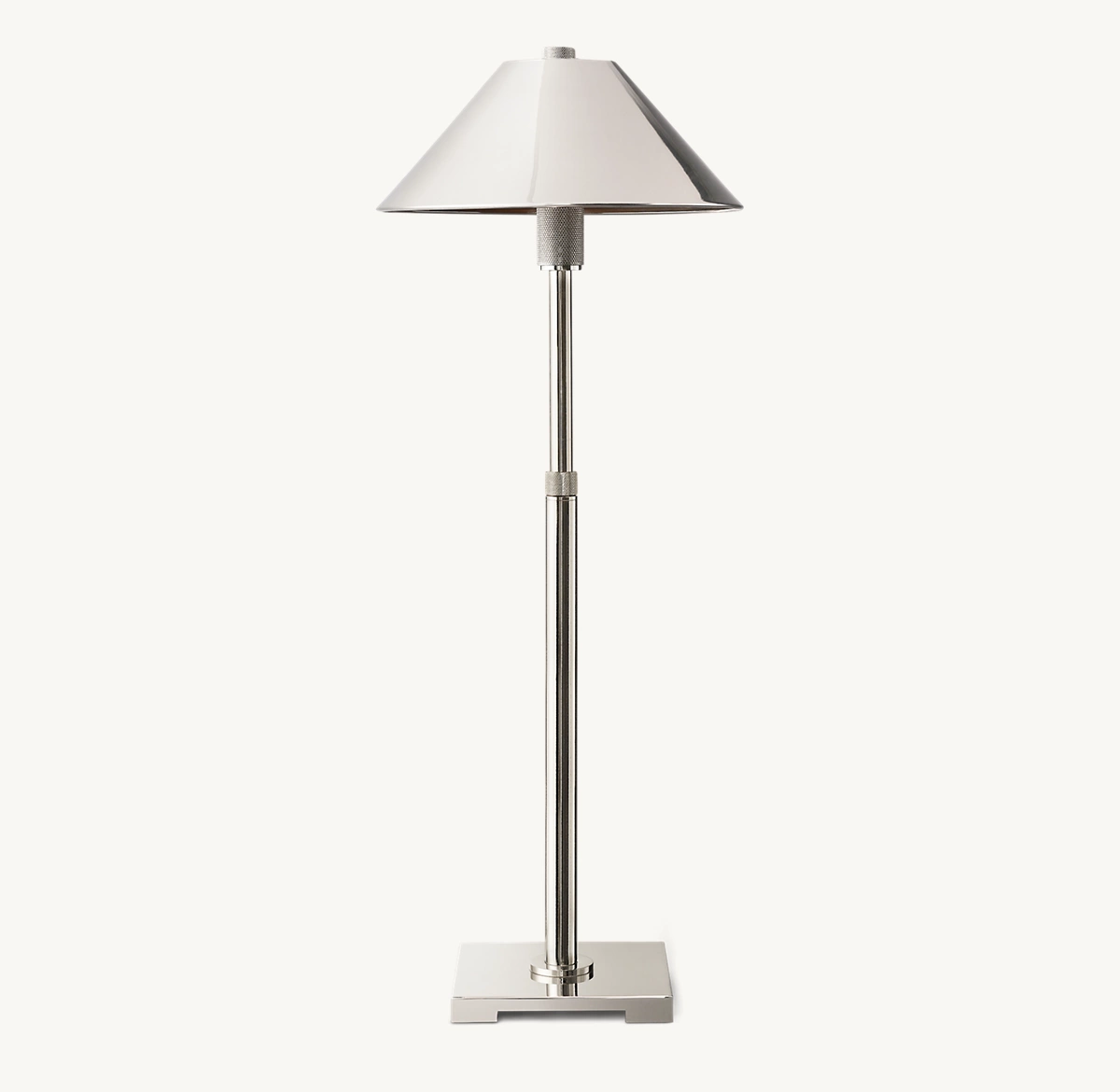 UTILITAIRE METAL SHADE TABLE LAMP - Polished Nickel