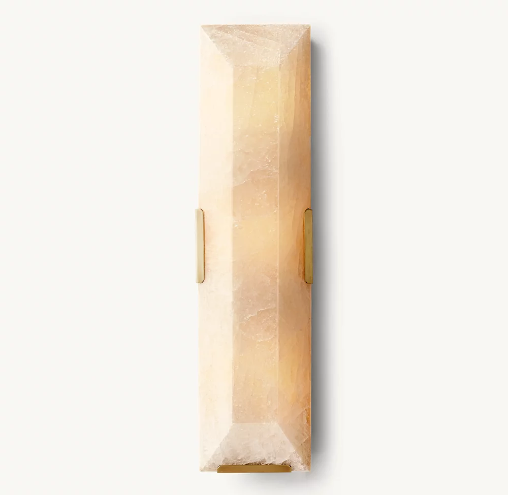 HARLOW CALCITE LINEAR SCONCE - Image 1