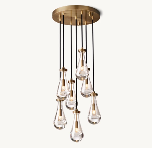 RAIN ROUND CHANDELIER 18