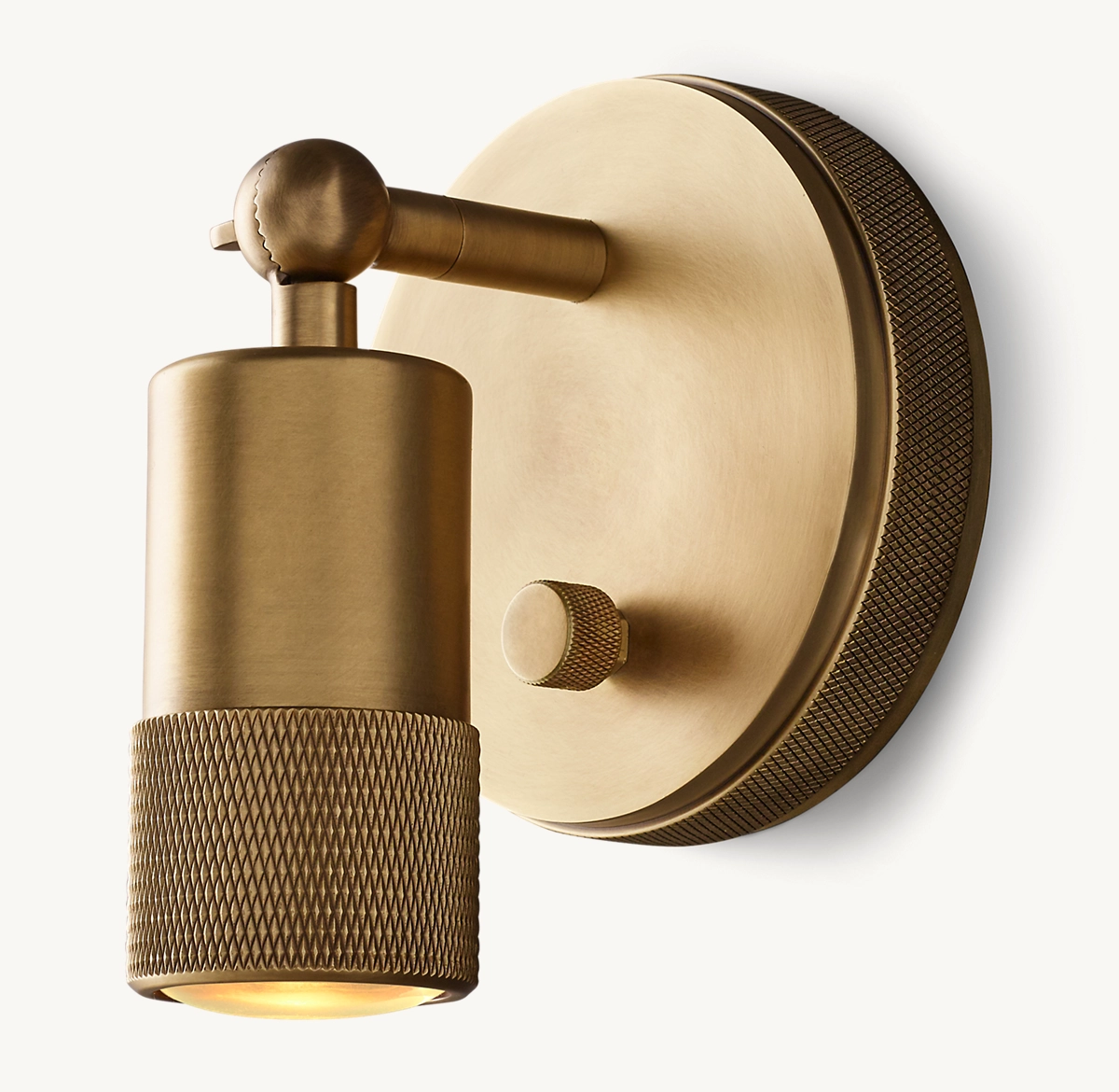 UTILITAIRE TASK SCONCE - Lacquered Burnished Brass