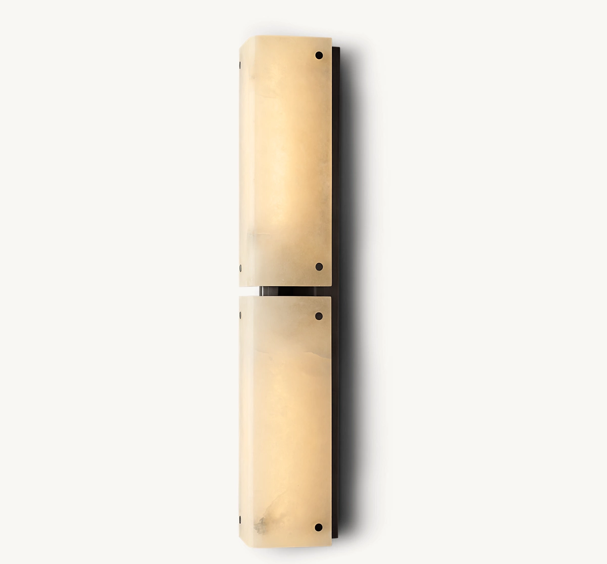 REYNARD ALABASTER GRAND SCONCE - Bronze