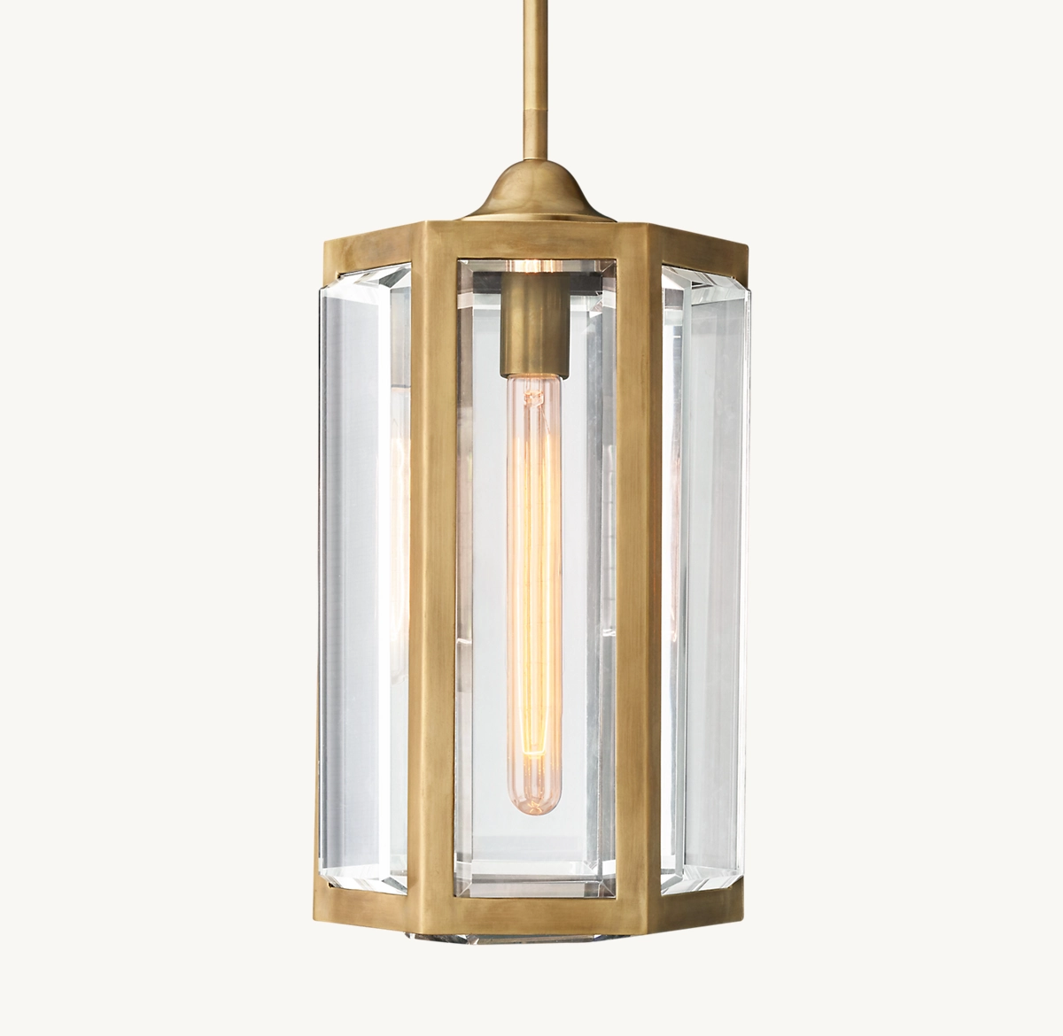 CHEVALIER PENDANT - Lacquered Burnished Brass