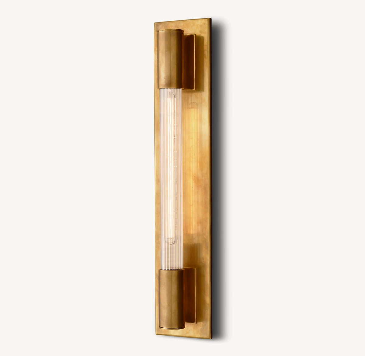 MASSENET SCONCE - Lacquered Burnished Brass