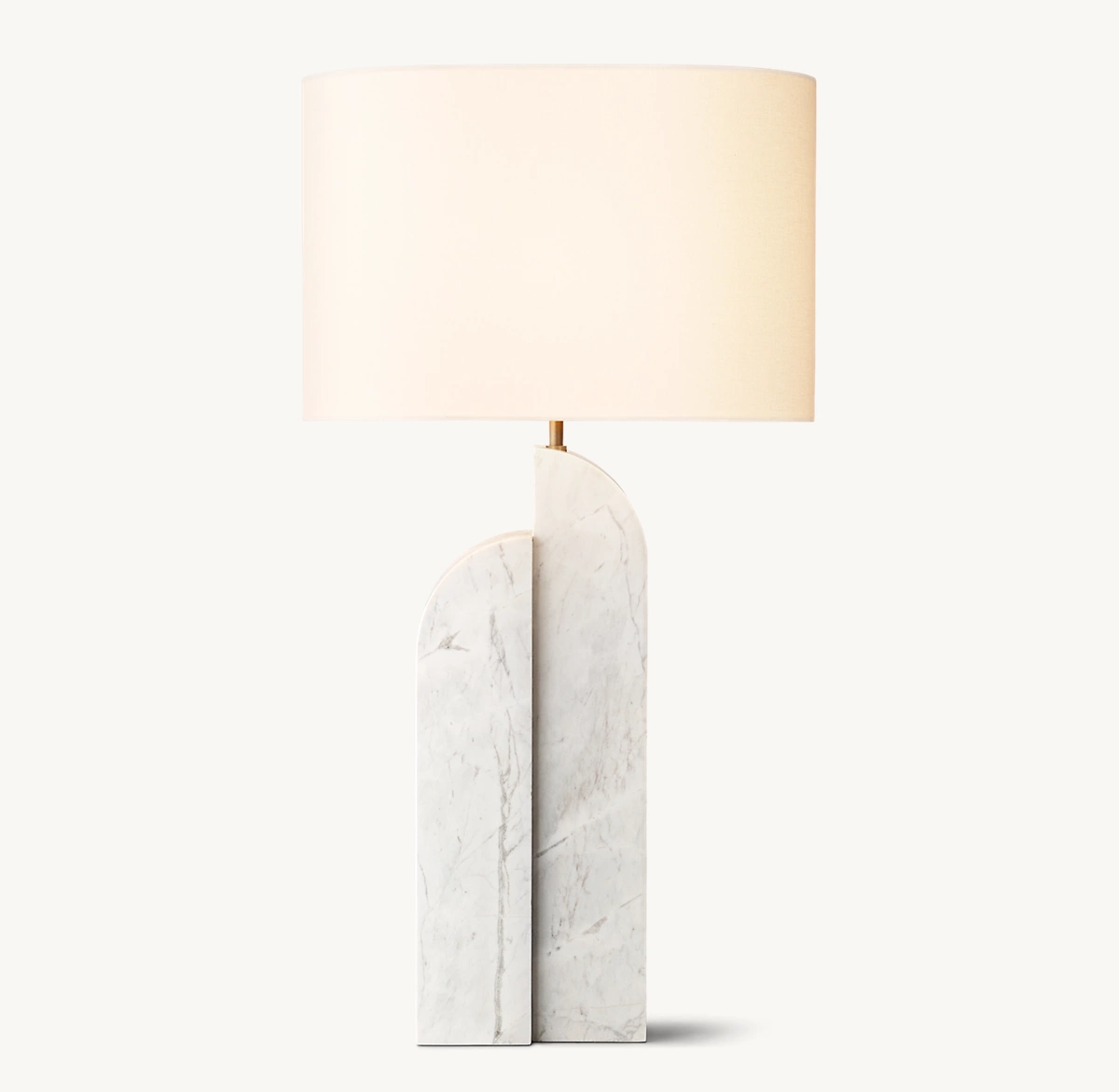 SAVOYE TABLE LAMP - RIGHT - Volakas Marble