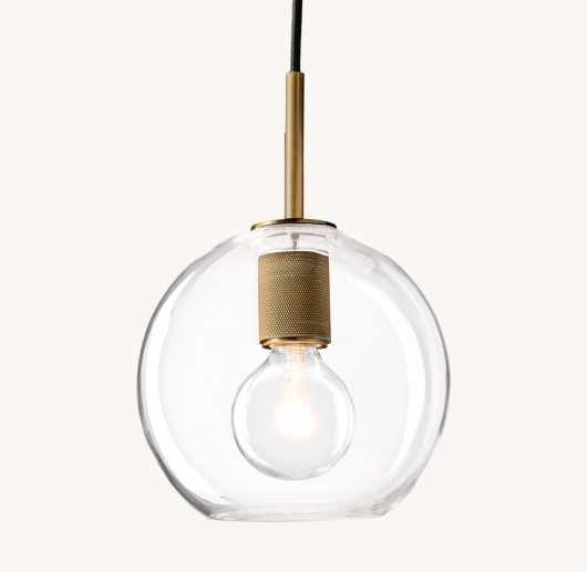 UTILITAIRE GLOBE SHADE PENDANT