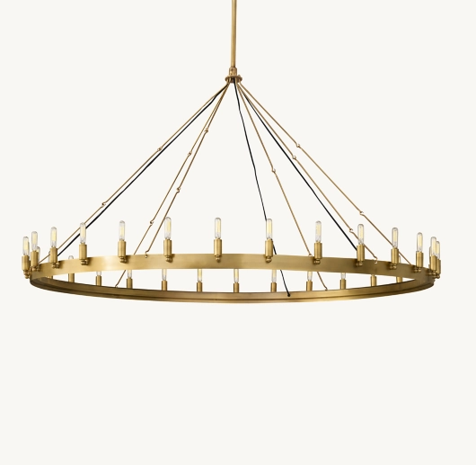 CAMINO VINTAGE FILAMENT ROUND CHANDELIER 63