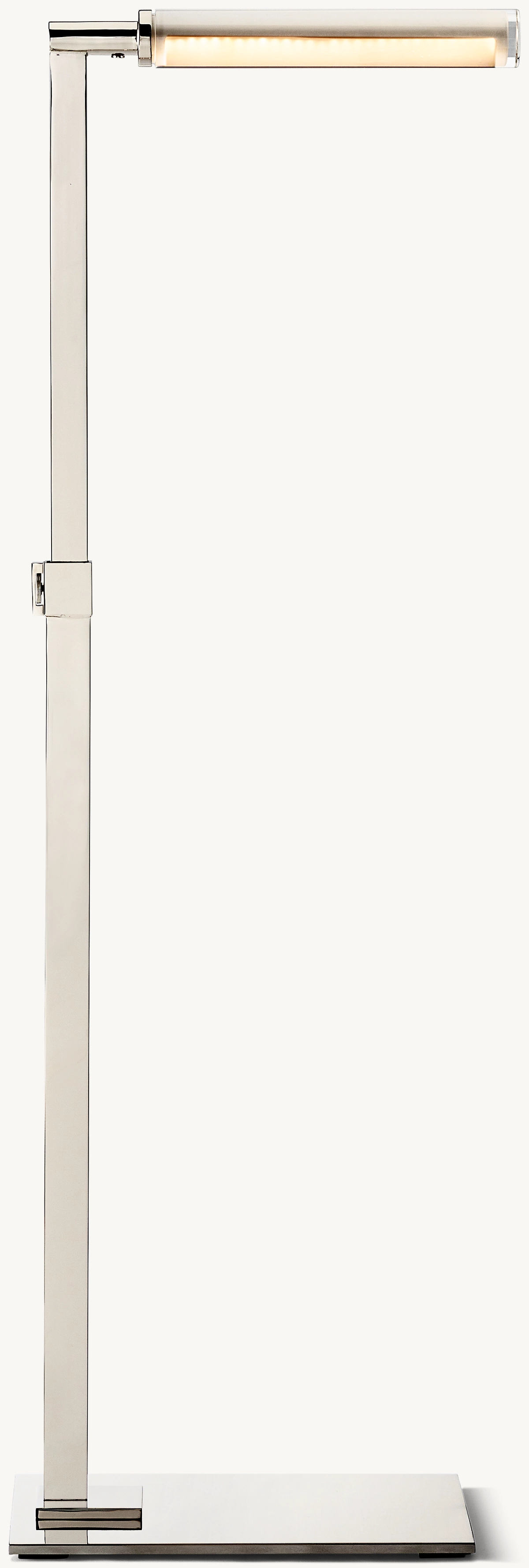 WOOSTER TASK FLOOR LAMP - Polished Nickel