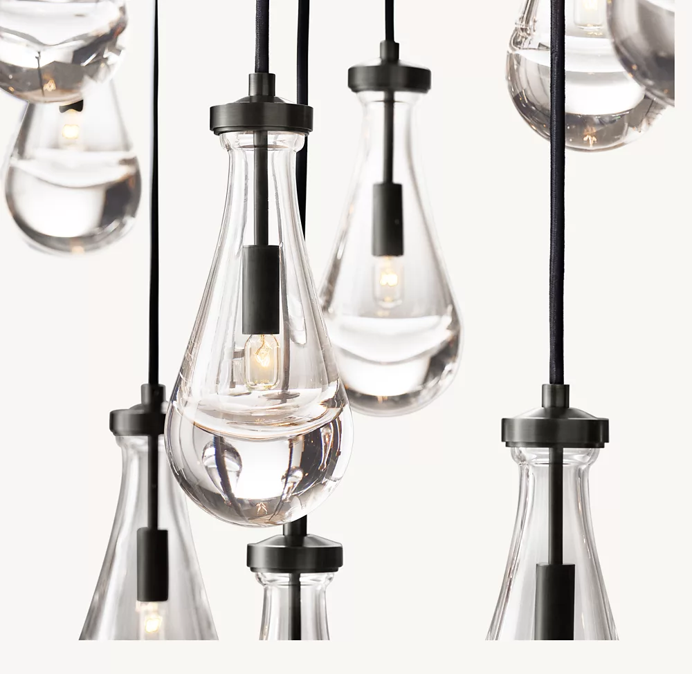 RAIN RECTANGULAR CHANDELIER 54