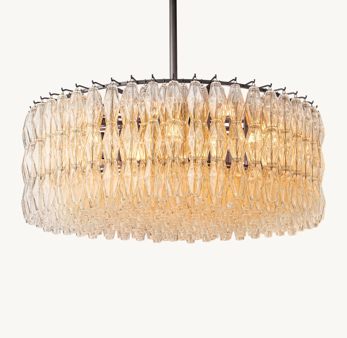 CHIARA CLEAR GLASS ROUND CHANDELIER 47