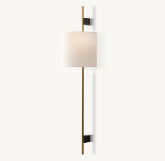 VELA ROUND BAR SCONCE - ROUND SHADE