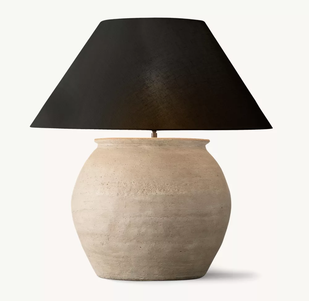 TERRA-COTTA CHINESE JAR TABLE LAMP - Image 1