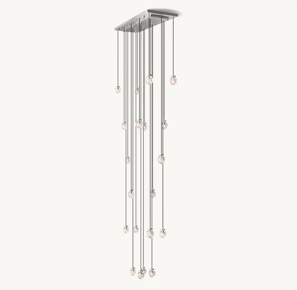 PEARL RECTANGULAR CHANDELIER 54