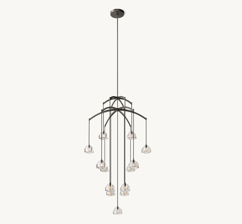 HEMISPHERE ROUND CHANDELIER 48