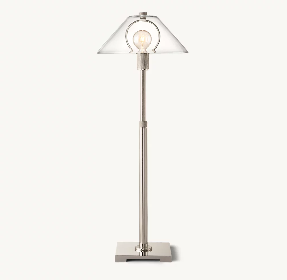UTILITAIRE GLASS SHADE TABLE LAMP - Image 2