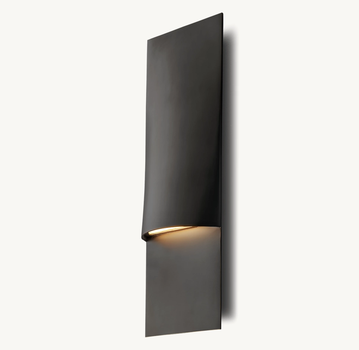 TAZA VERTICAL RECTANGULAR SCONCE - Bronze