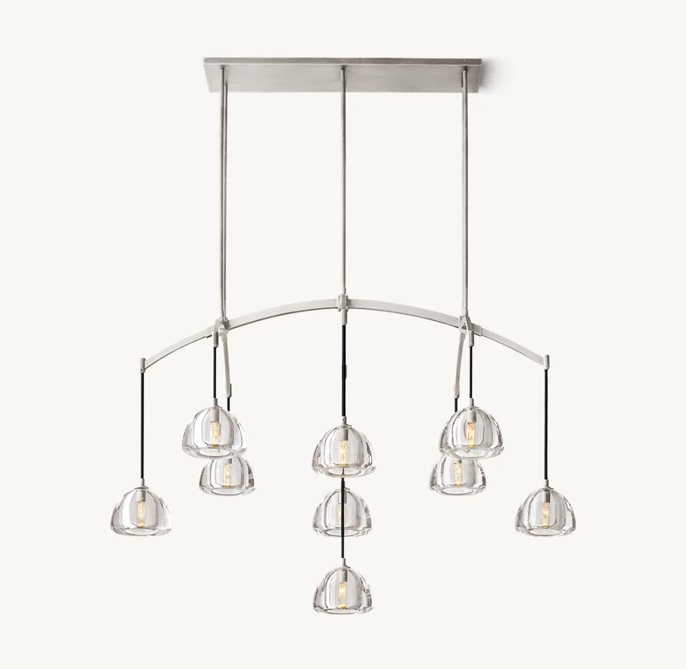 HEMISPHERE LINEAR CHANDELIER 54