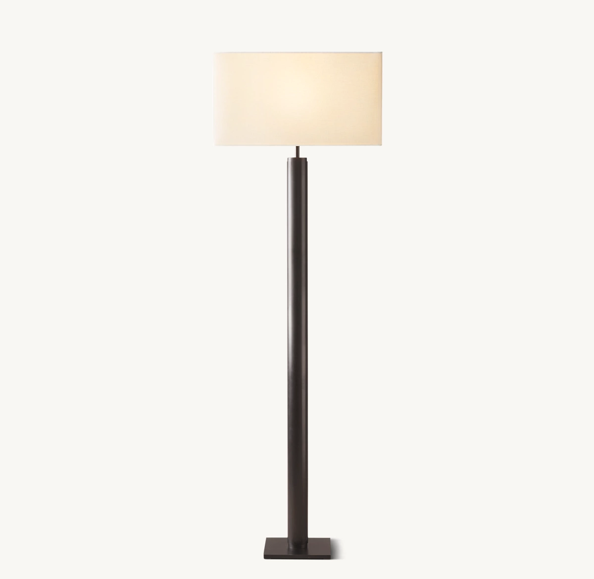 CYLINDRICAL COLUMN FLOOR LAMP - Bronze