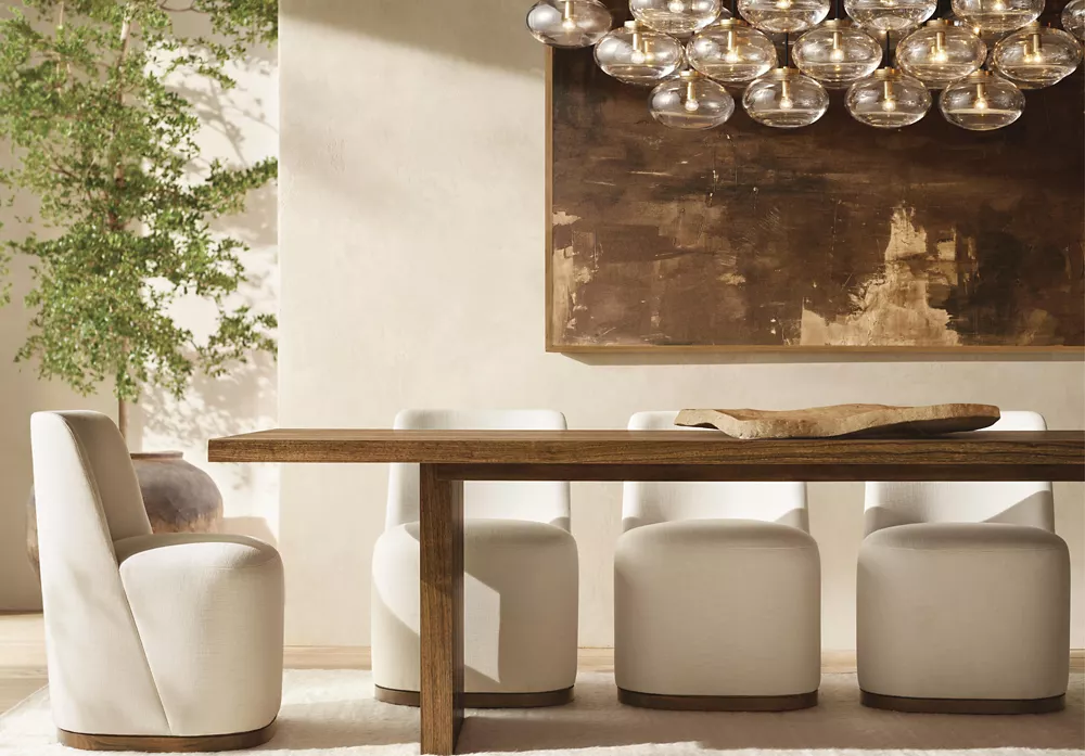 CABRETTE CLEAR GLASS LINEAR CHANDELIER 72