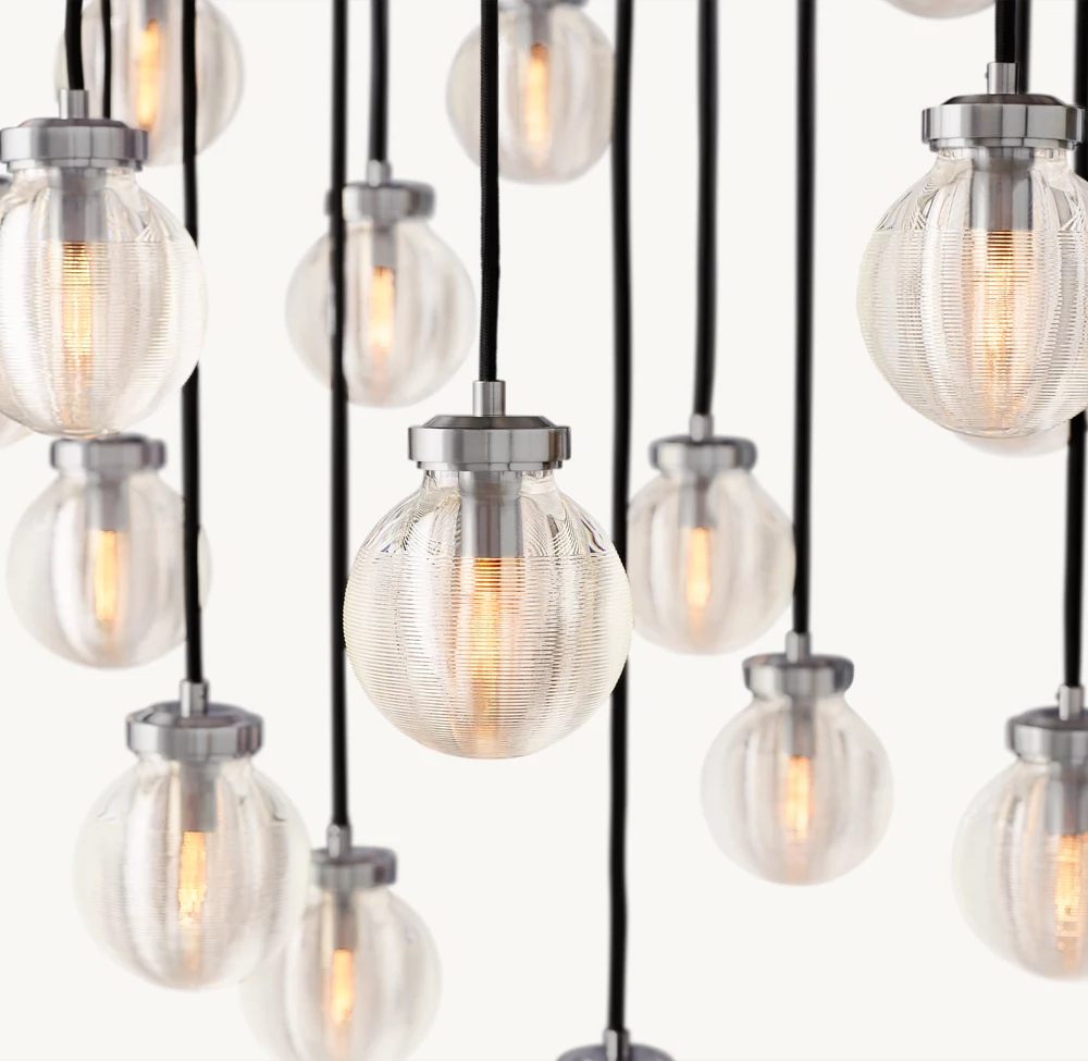 PEARL ROUND CHANDELIER 38