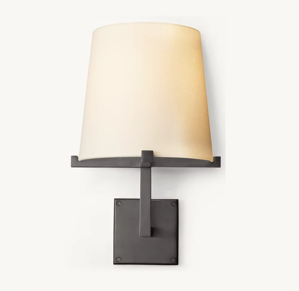 PAUILLAC FABRIC SHADE GRAND SCONCE - Image 2