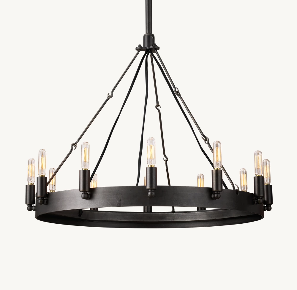 CAMINO VINTAGE FILAMENT ROUND CHANDELIER 26