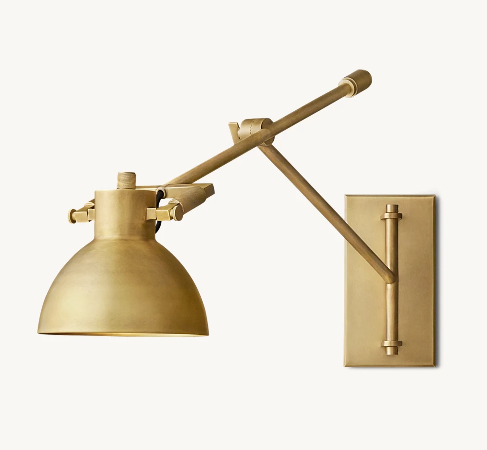 MACHINIST SWING-ARM TASK SCONCE - Image 1