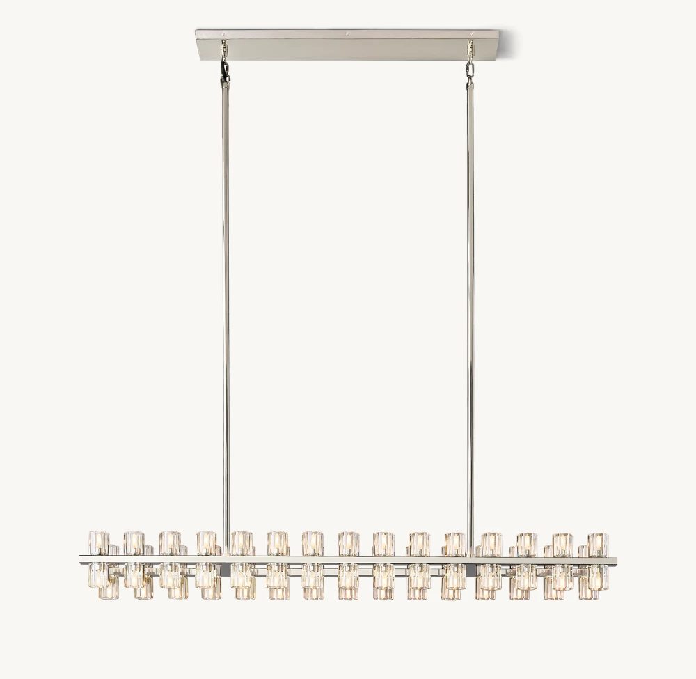 ARCACHON LED RECTANGULAR CHANDELIER 54
