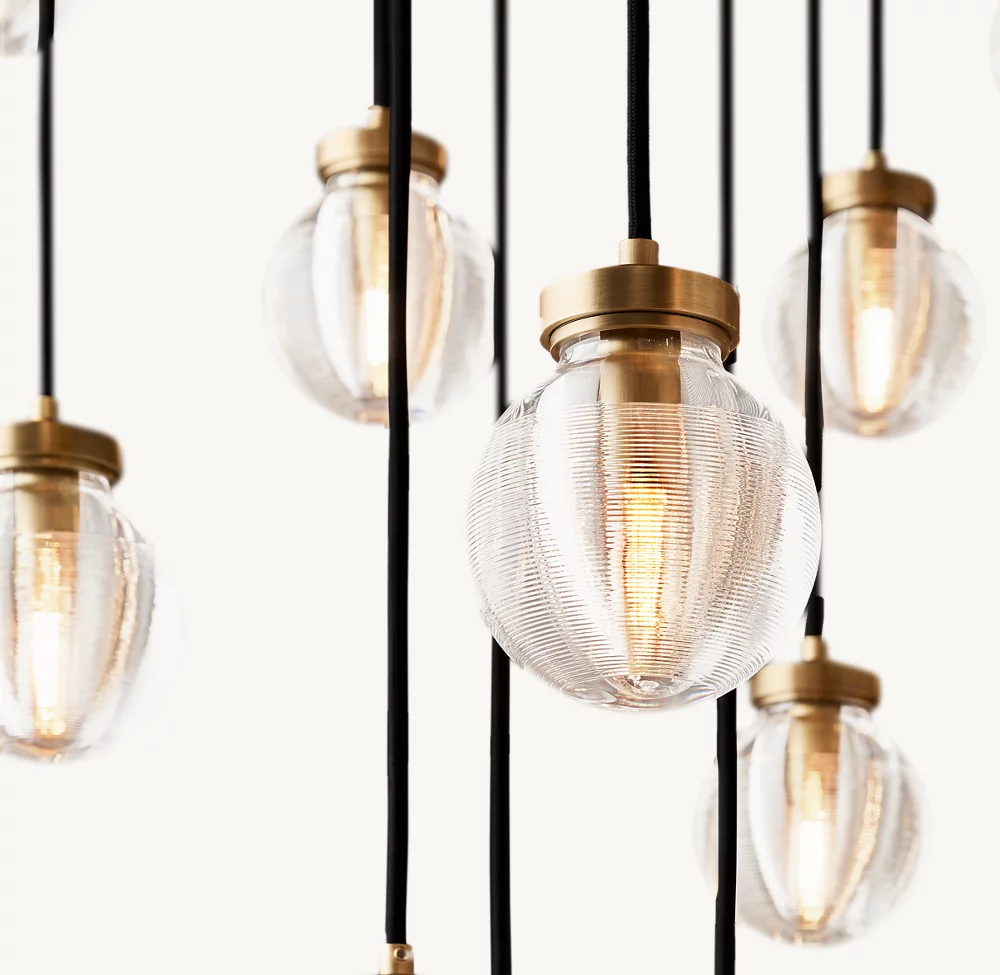 PEARL ROUND CHANDELIER 60