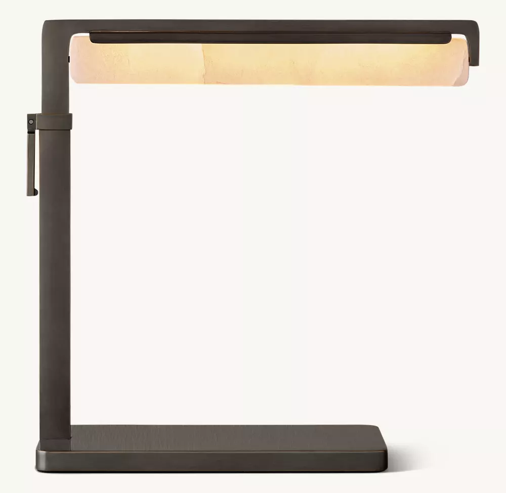 Audubon Alabaster Task Table Lamp - Image 2