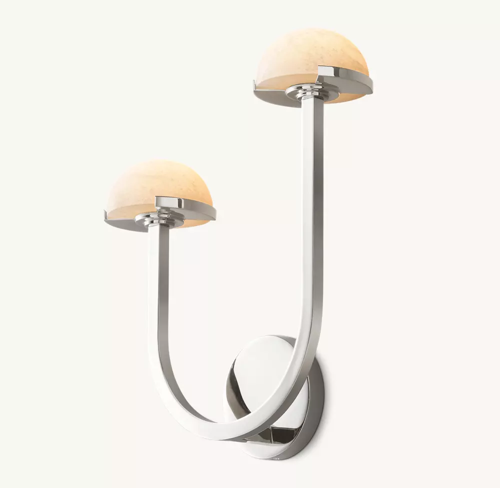 PEDRA DOUBLE SCONCE - LEFT - Image 1